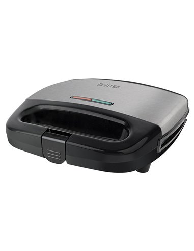 Сэндвичница VITEK VT-7147, Черный | Серебристый