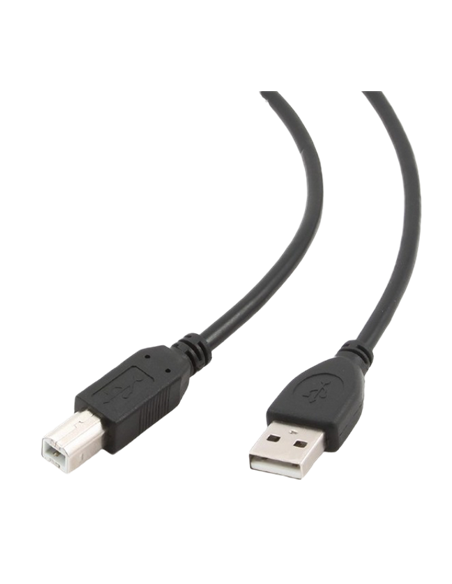Адаптер USB Cablexpert CCP-USB2-AMBM-1M, USB Type-A/USB Type-B, 1м, Чёрный