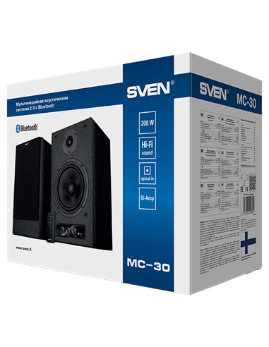 Boxe pentru calculator 2.0 SVEN MC-30, Negru