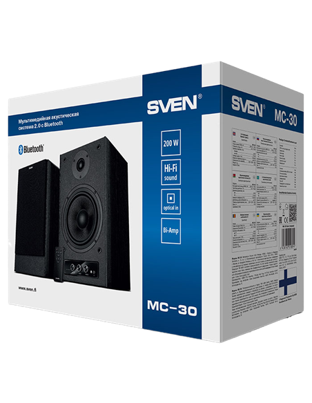 Boxe pentru calculator 2.0 SVEN MC-30, Negru