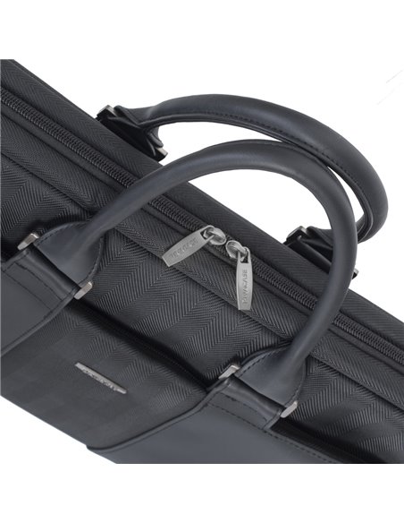 Geantă pentru Laptop Rivacase Narita, 15.6", Polyester, Negru