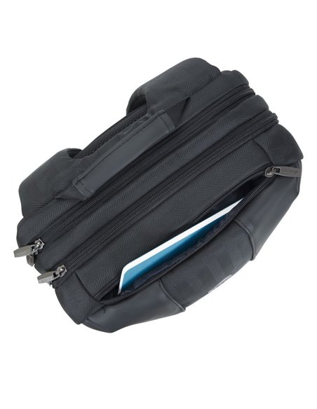 Rucsac pentru Laptop RivaCase Narita, 15.6", Poliester, Negru