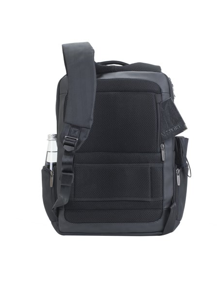 Rucsac pentru Laptop RivaCase Narita, 15.6", Poliester, Negru