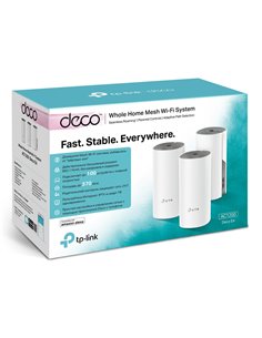 Sistem Wi-Fi Mesh TP-LINK Deco E4 (3-pack), Alb 2