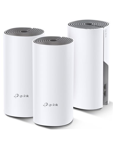 Домашняя Mesh Wi-Fi система TP-LINK Deco E4 (3-pack), Белый