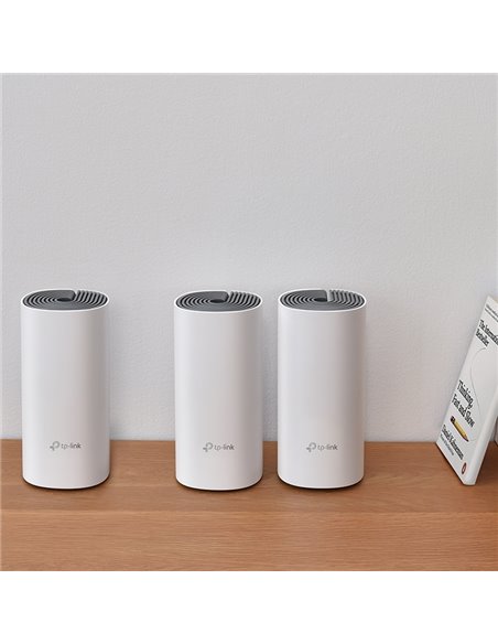 Домашняя Mesh Wi-Fi система TP-LINK Deco E4 (3-pack), Белый