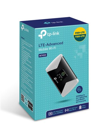 Мобильный Wi‑Fi роутер TP-LINK M7450, Чёрный