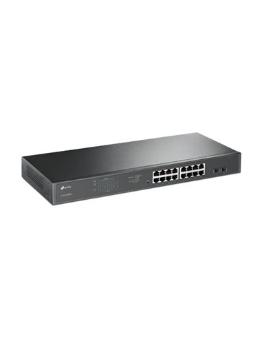 Switch de rețea TP-LINK TL-SG1218MPE, 16x 10/100/1000 Mbps, 2x SFP
