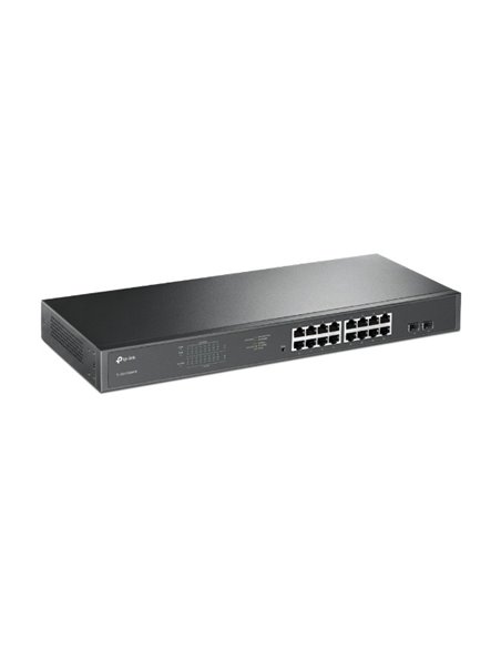 Switch de rețea TP-LINK TL-SG1218MPE, 16x 10/100/1000 Mbps, 2x SFP