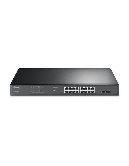 Switch de rețea TP-LINK TL-SG1218MPE, 16x 10/100/1000 Mbps, 2x SFP