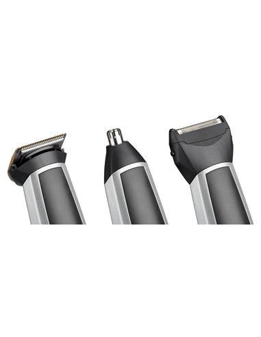 Trimmer pentru bărbați BaByliss 8-in-1 Titanium Multi Trimmer MT726E, Argintiu | Negru