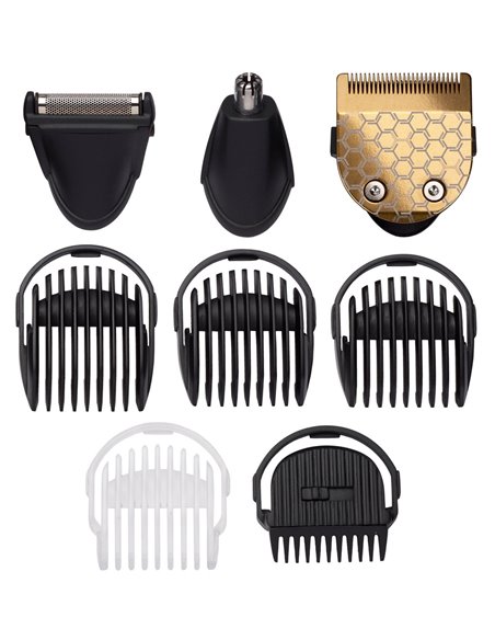 Мужской Триммер BaByliss 8-in-1 Titanium Multi Trimmer MT726E, Серебристый | Черный