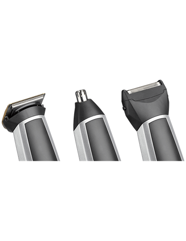 Trimmer pentru bărbați BaByliss 8-in-1 Titanium Multi Trimmer MT726E, Argintiu | Negru