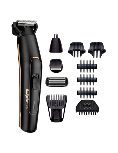 Trimmer pentru bărbați BaByliss 11-in-1 Carbon Titanium Multi Trimmer MT860E, Negru