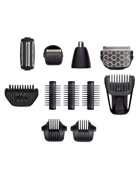 Мужской Триммер BaByliss 11-in-1 Carbon Titanium Multi Trimmer MT860E, Чёрный
