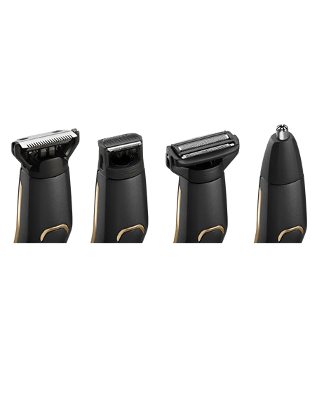 Мужской Триммер BaByliss 11-in-1 Carbon Titanium Multi Trimmer MT860E, Чёрный