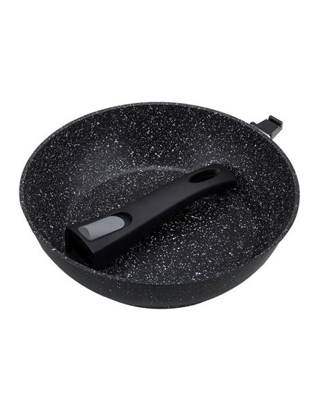 Tigaie adâncă RESTO 93041, 26cm, Negru