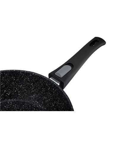 Tigaie adâncă RESTO 93041, 26cm, Negru
