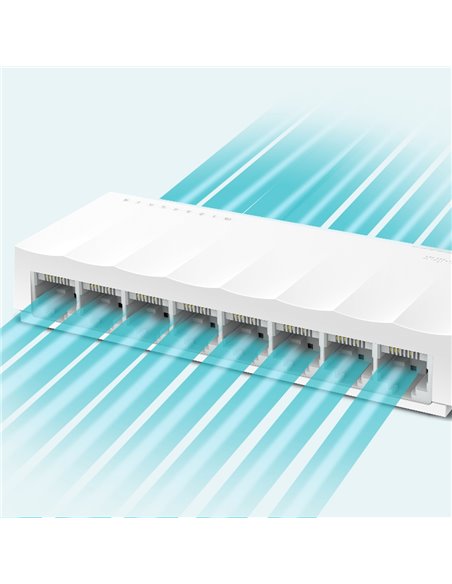 Switch de rețea TP-LINK LS1008, 8x 10/100 Mbps