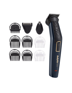 Trimmer pentru bărbați BaByliss 8-in-1 Carbon Steel Multi Trimmer MT728E, Negru