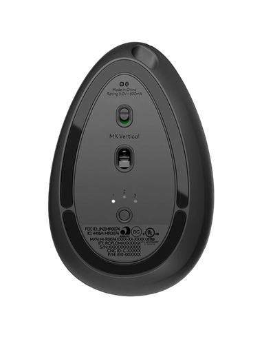 Беcпроводная мышь Logitech MX Vertical, Чёрный