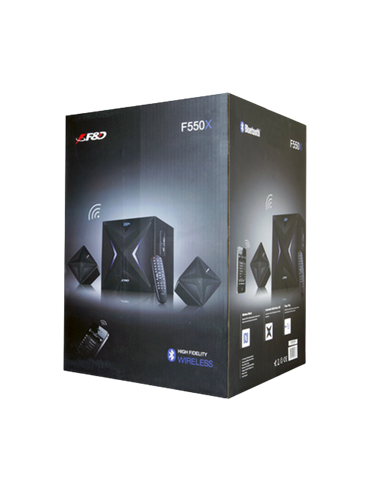 Компьютерные колонки 2.1 F&D F550X, Чёрный