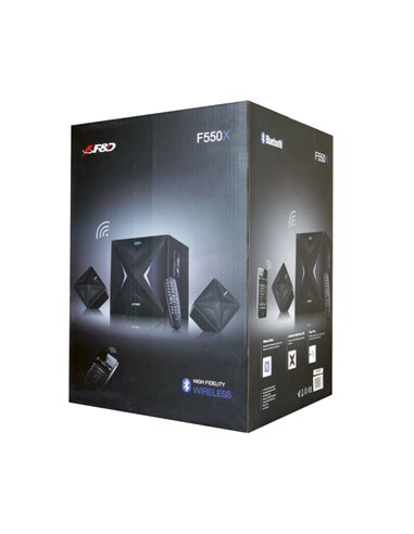Компьютерные колонки 2.1 F&D F550X, Чёрный