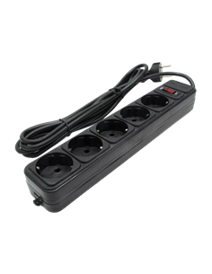 Prelungitor electric Ultra Power UP3-B-1.8UPS, 5 Prize, 1,8m, Negru 2