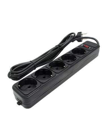 Prelungitor electric Ultra Power UP3-B-1.8UPS, 5 Prize, 1,8m, Negru