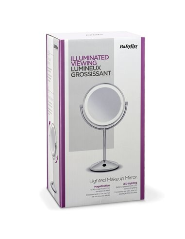 Oglindă cosmetică BaByliss 9436E, Argintiu
