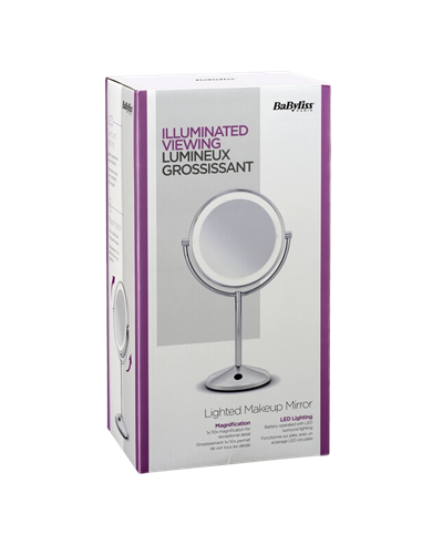 Зеркало Косметическое BaByliss 9436E, Серебристый