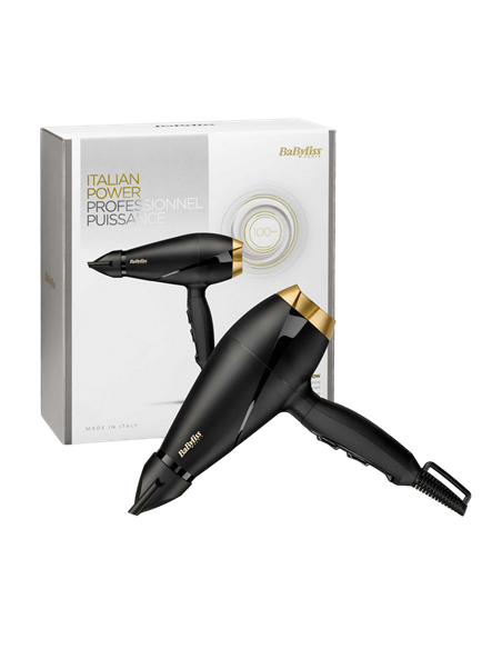 Фен BaByliss Power Pro 6704E, 2000 Вт, Чёрный