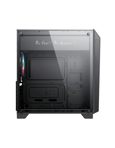 Carcasă PC Gamemax Nova N5, Midi-Tower, Fără PSU, Negru