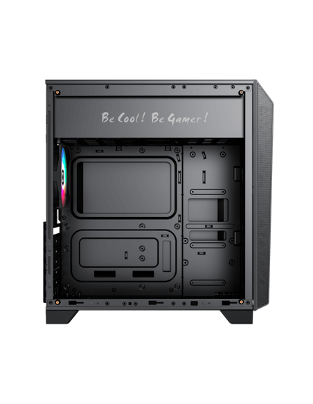 Carcasă PC Gamemax Nova N5, Midi-Tower, Fără PSU, Negru