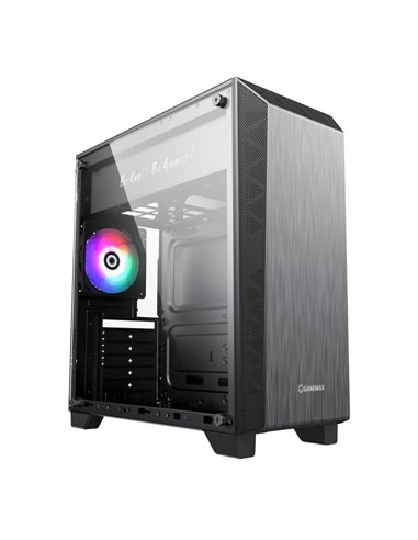 Carcasă PC Gamemax Nova N5, Midi-Tower, Fără PSU, Negru