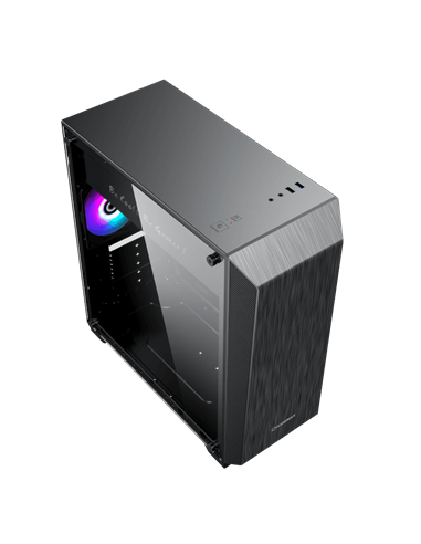 Carcasă PC Gamemax Nova N5, Midi-Tower, Fără PSU, Negru