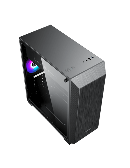 Компьютерный корпус Gamemax Nova N5, Midi-Tower, Без блока питания, Чёрный