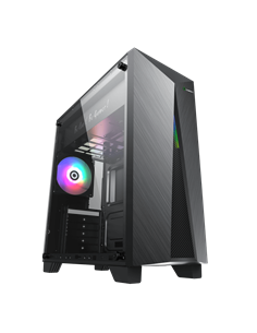Carcasă PC Gamemax Nova N6, Midi-Tower, Fără PSU, Negru