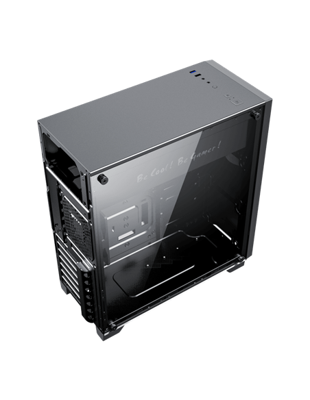 Компьютерный корпус Gamemax Nova N6, Midi-Tower, Без блока питания, Чёрный