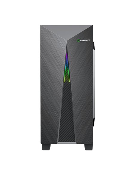 Carcasă PC Gamemax Nova N6, Midi-Tower, Fără PSU, Negru
