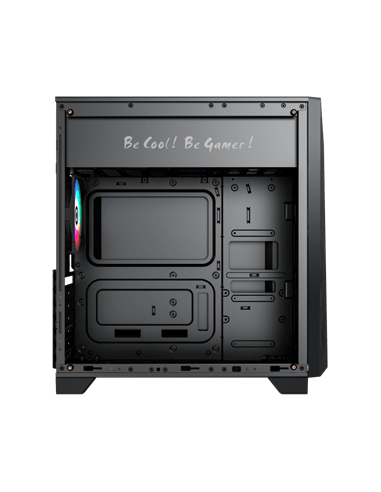 Carcasă PC Gamemax Nova N6, Midi-Tower, Fără PSU, Negru