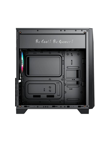 Carcasă PC Gamemax Nova N6, Midi-Tower, Fără PSU, Negru