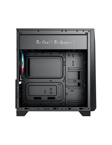 Carcasă PC Gamemax Nova N6, Midi-Tower, Fără PSU, Negru
