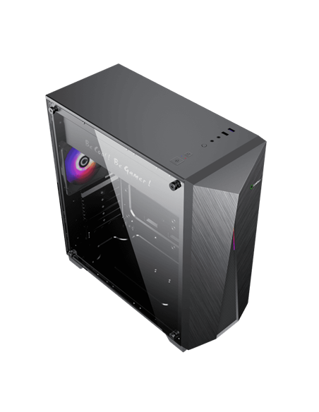 Carcasă PC Gamemax Nova N6, Midi-Tower, Fără PSU, Negru