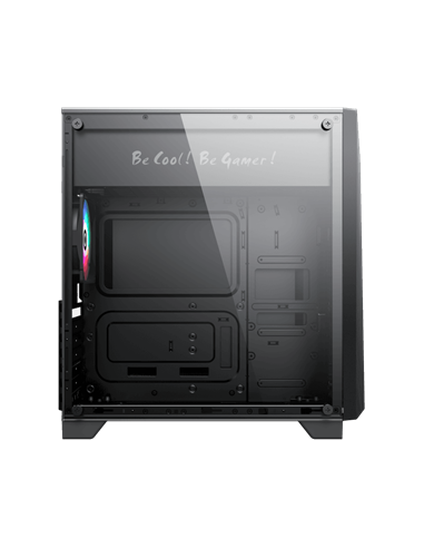 Компьютерный корпус Gamemax Nova N6, Midi-Tower, Без блока питания, Чёрный