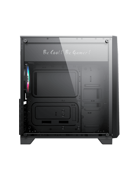 Carcasă PC Gamemax Nova N6, Midi-Tower, Fără PSU, Negru