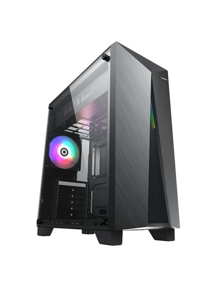 Carcasă PC Gamemax Nova N6, Midi-Tower, Fără PSU, Negru