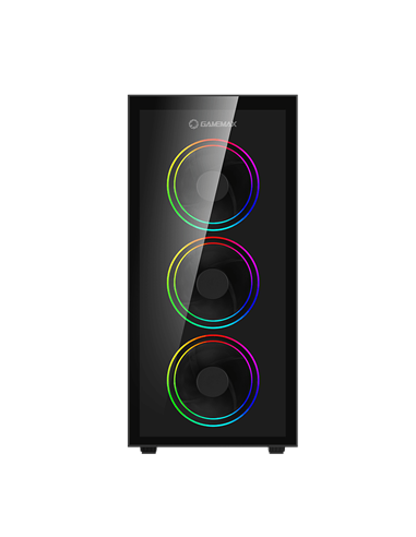 Carcasă PC Gamemax Draco XD, Midi-Tower, Fără PSU, Negru