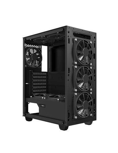 Компьютерный корпус Gamemax Draco XD, Midi-Tower, Без блока питания, Чёрный