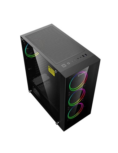 Carcasă PC Gamemax Draco XD, Midi-Tower, Fără PSU, Negru